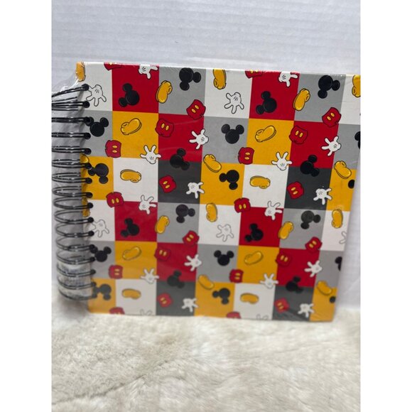 Disney Photo Album Mickey Mouse Pattern 50 Sheets Holds 200 4"x6" Photos Acid Fr - Picture 2 of 6